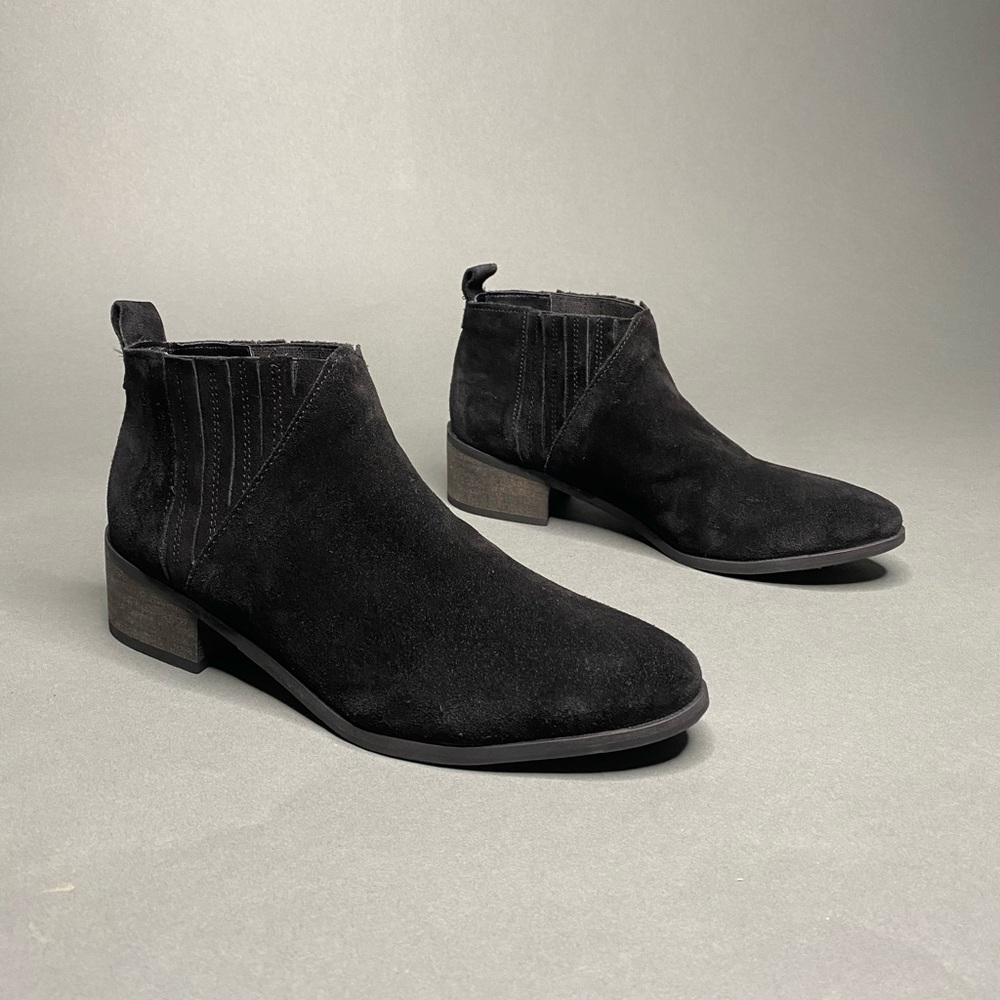 Black Suede Booties